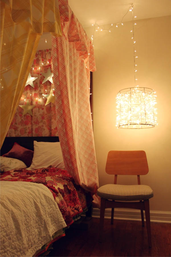 Christmas Lights In The Bedroom