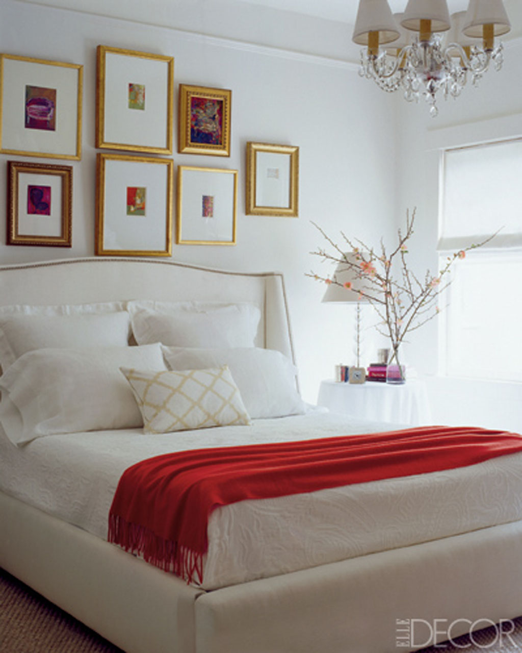 Bedroom With Bold Headboard