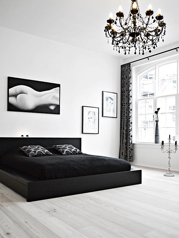 Black And White Bedroom Interior Design Ideas