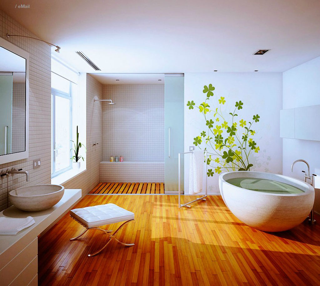 23 Natural Bathroom  Decorating Pictures