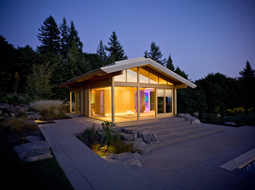 house in forest