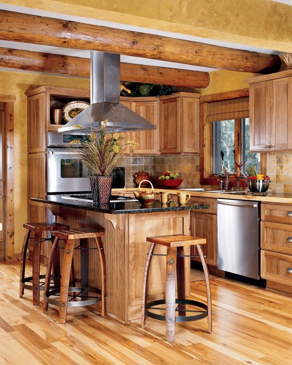 33 Modern Style Cozy Wooden Kitchen Design Ideas