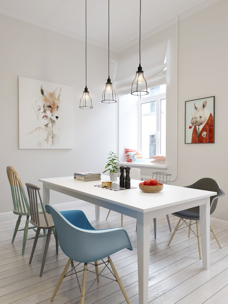 Scandinavian Style Two-Bedroom Apartment By INT2 Architecture - Designing A Scandinavian Style Apartment For Two