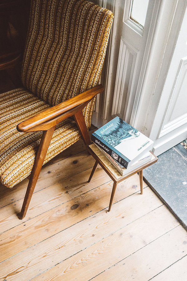 Vintage Chair For Reading Book