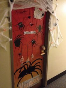 31 Ideas Halloween Decorations Door for Warm Welcome