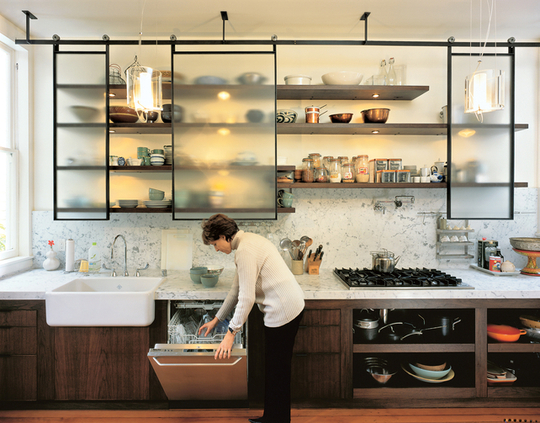 4 Smart Ideas For Kitchen Racks Design Shelving