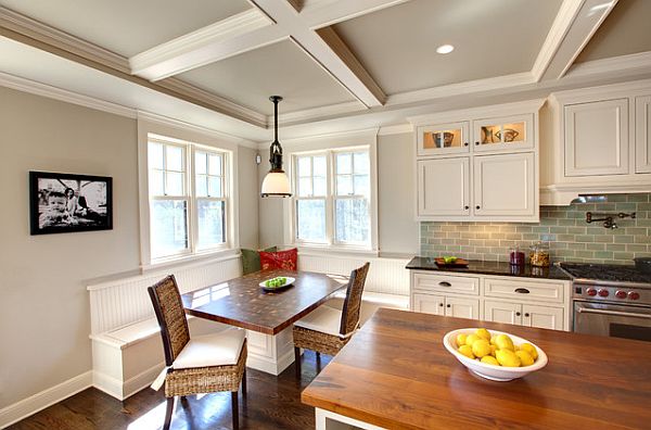 Kitchen Coffered Ceiling design