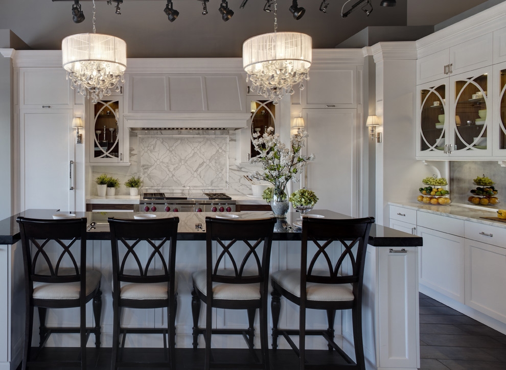 kitchen island chandelier lighting Lovely Crystal Chandeliers Add Glamour to Your Home Decor