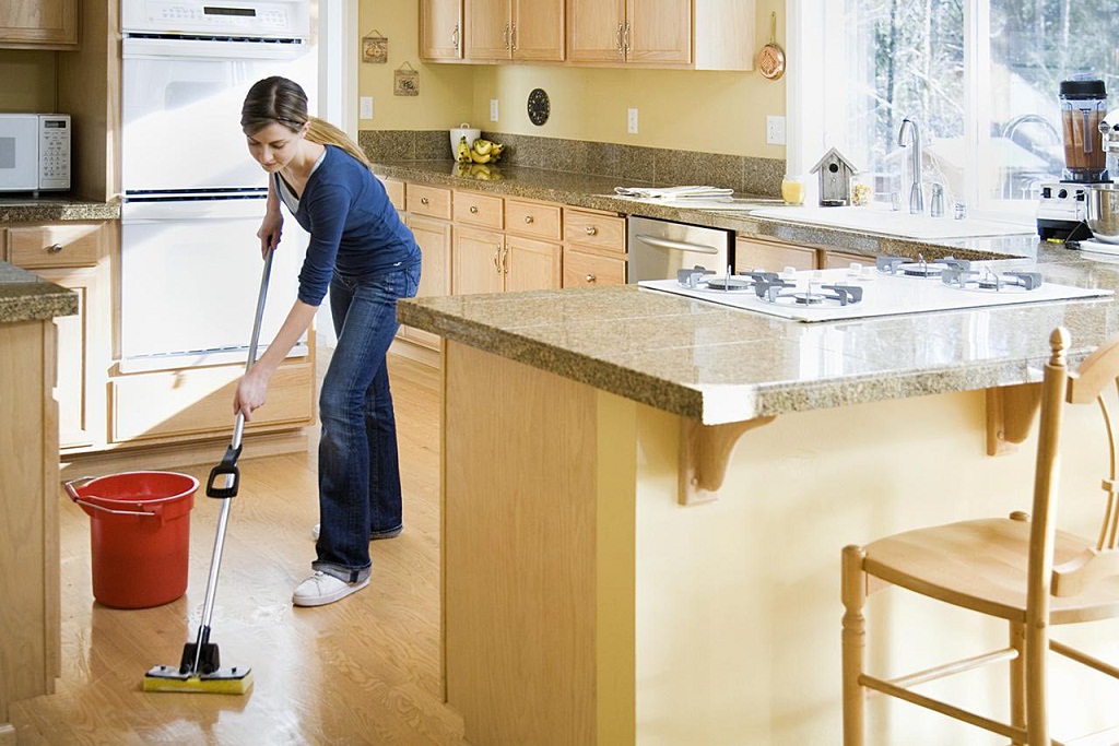Cleaning Kitchen Floors