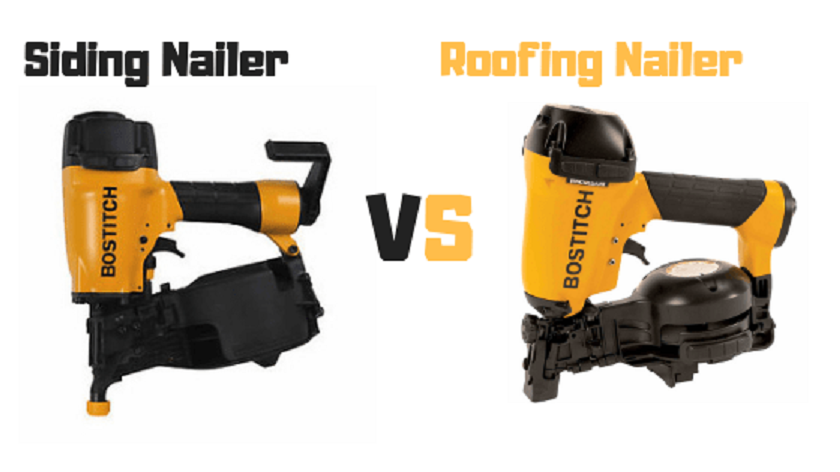 Siding Nailer vs Roofing nailer