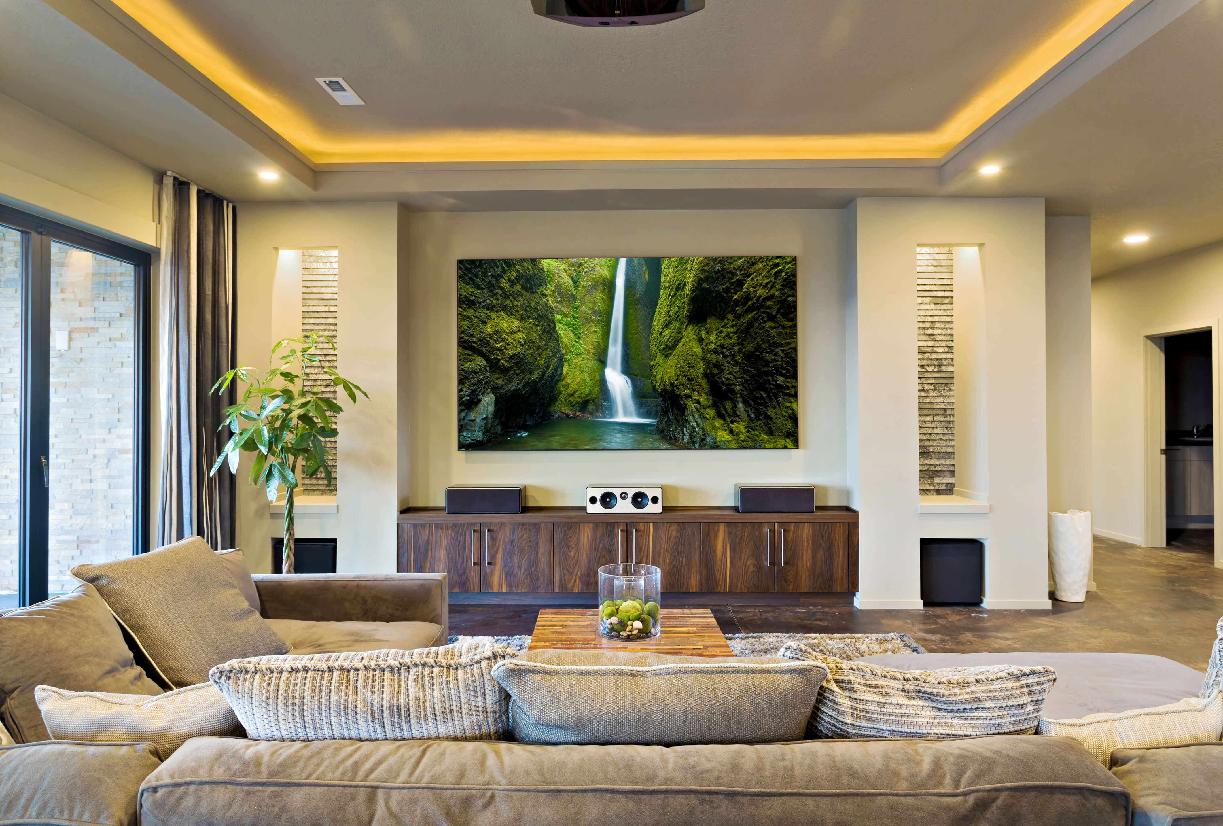 74 Stunning Living Room Theatre