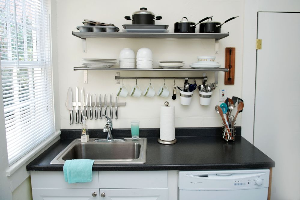 Save Space In A Small Kitchen, How To Use Small Kitchen Space