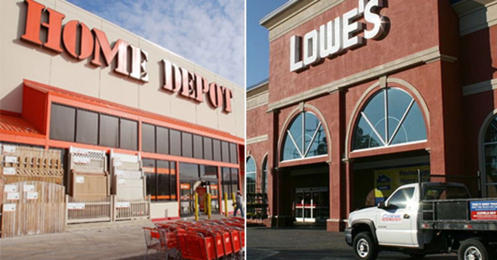 Home Depot Lowe’s