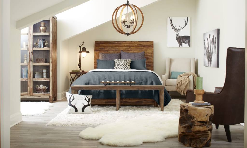 Rustic Themed Bedroom