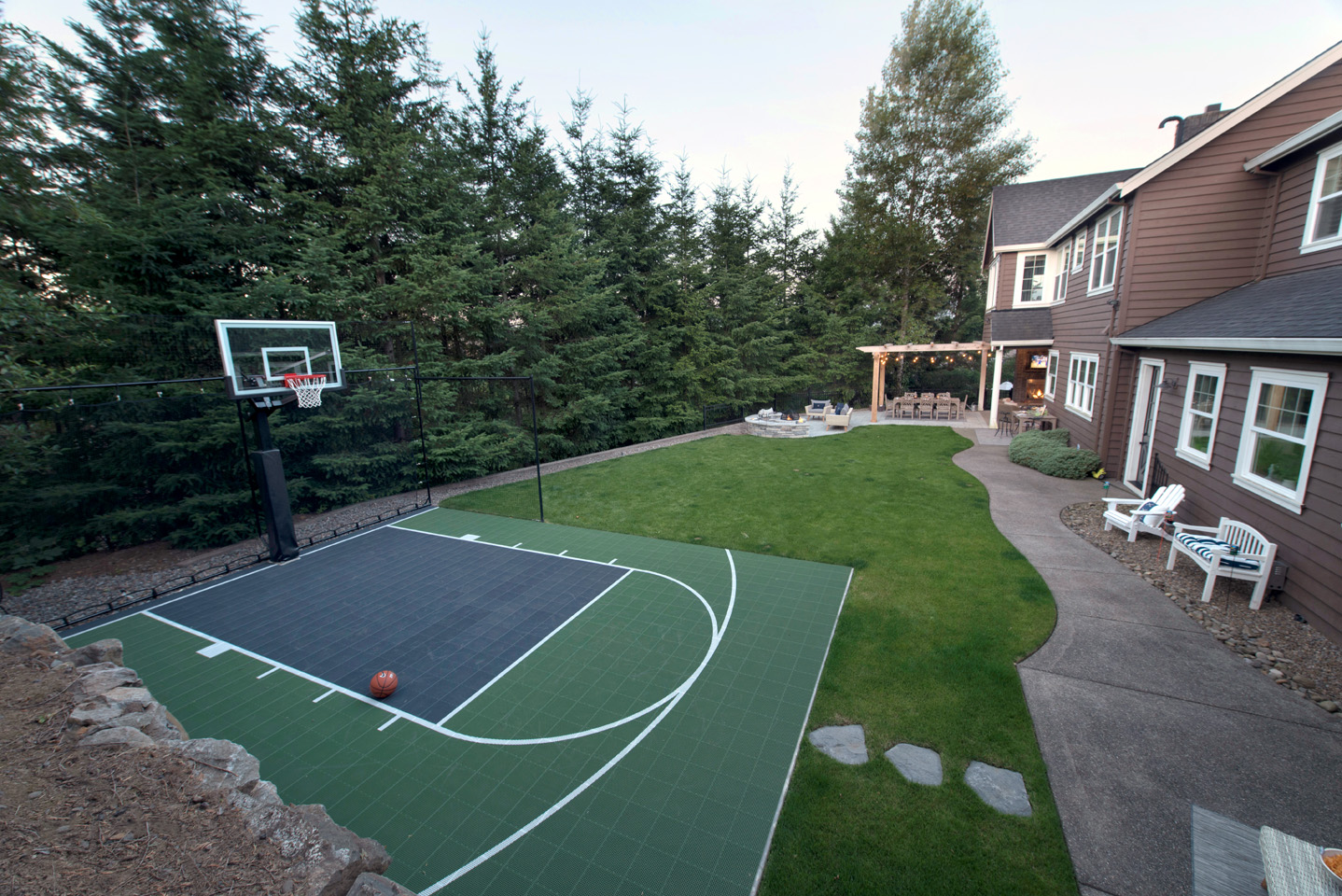 Basketball Court to Your Backyard