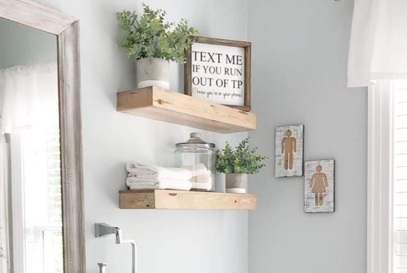 Right Way to Hang Wooden Floating Shelves
