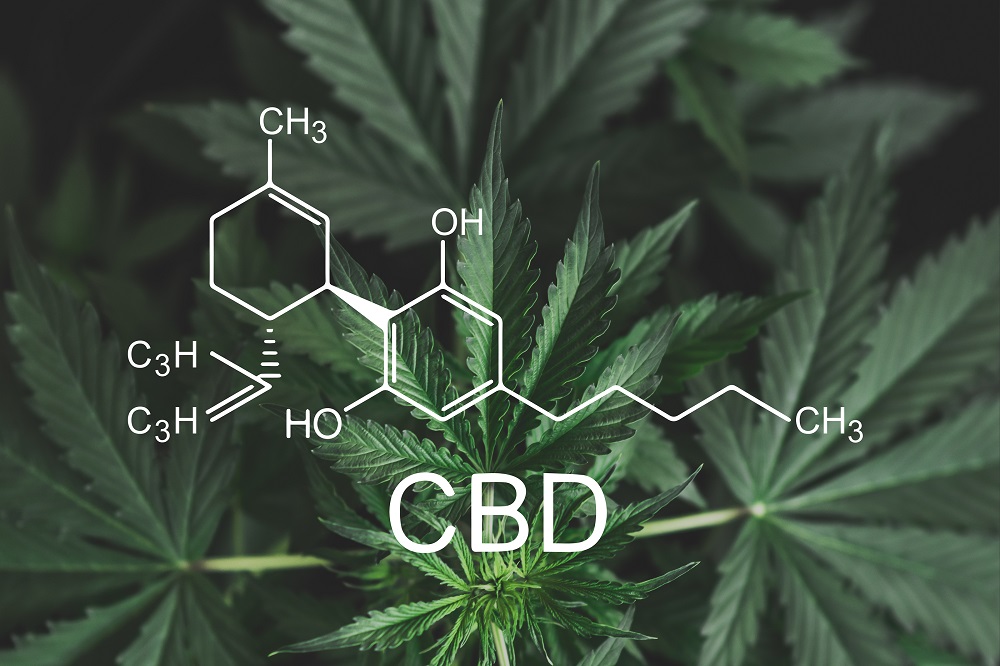 Cbd Formula Cannabidiol. Cannabinoids And Health, Medical Mariju