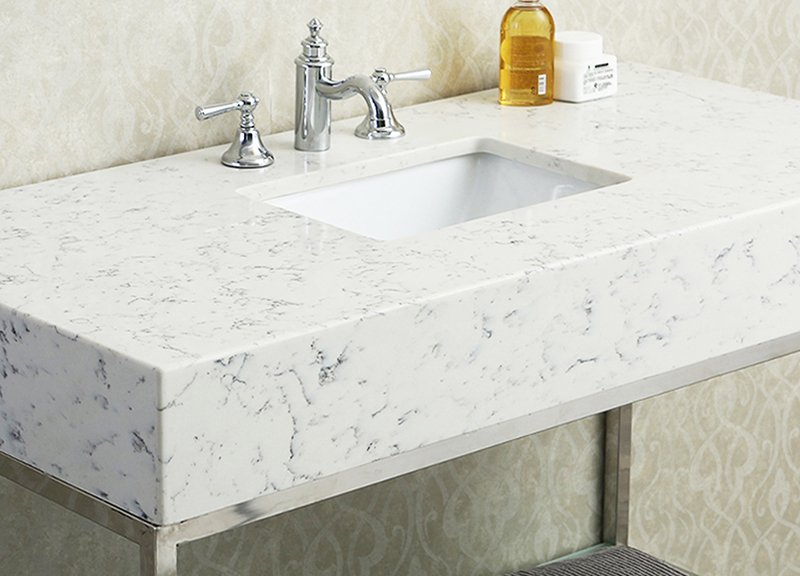 8 Beige Quartz Countertops Ideas for the Bathroom » Residence Style