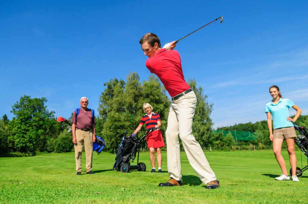 Golf-Shooting in Burgwalden