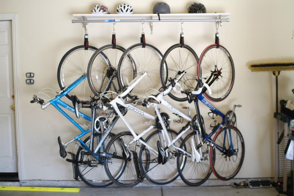 How To Hang Bikes In Garage Residence, Hang Bicycle From Garage Ceiling
