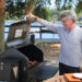 cooking on a pellet smoker 1