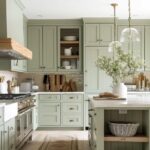 Light Green Kitchen Cabinets