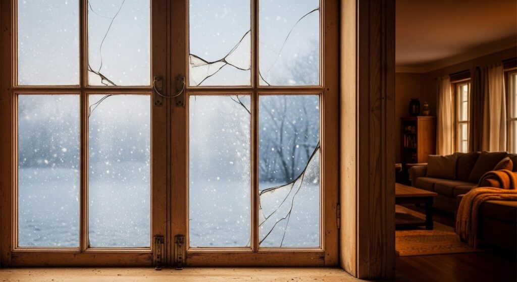 Losing Heat Through Old Windows