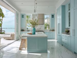 Light Blue Kitchen Cabinets