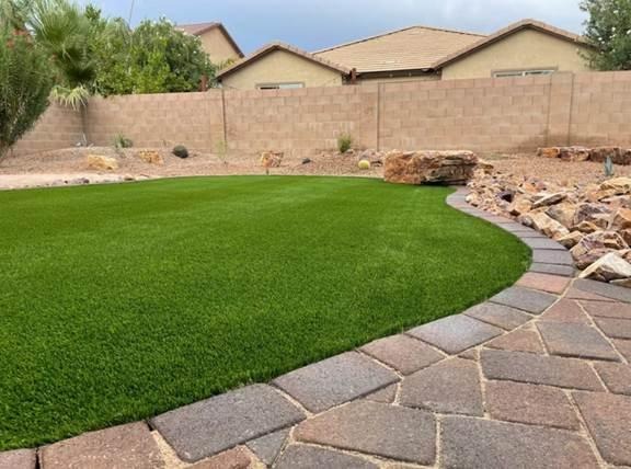 Artificial turf installation
